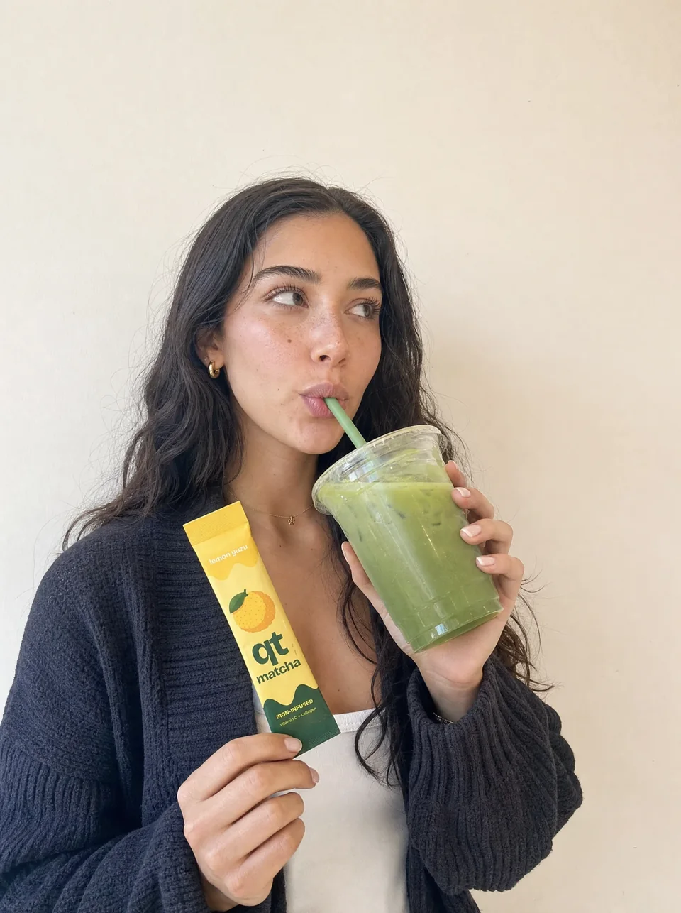 Lemon Yuzu QT and a daily matcha break